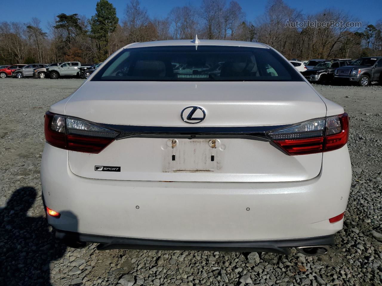 2016 Lexus Es 350 White vin: 58ABK1GG0GU022275