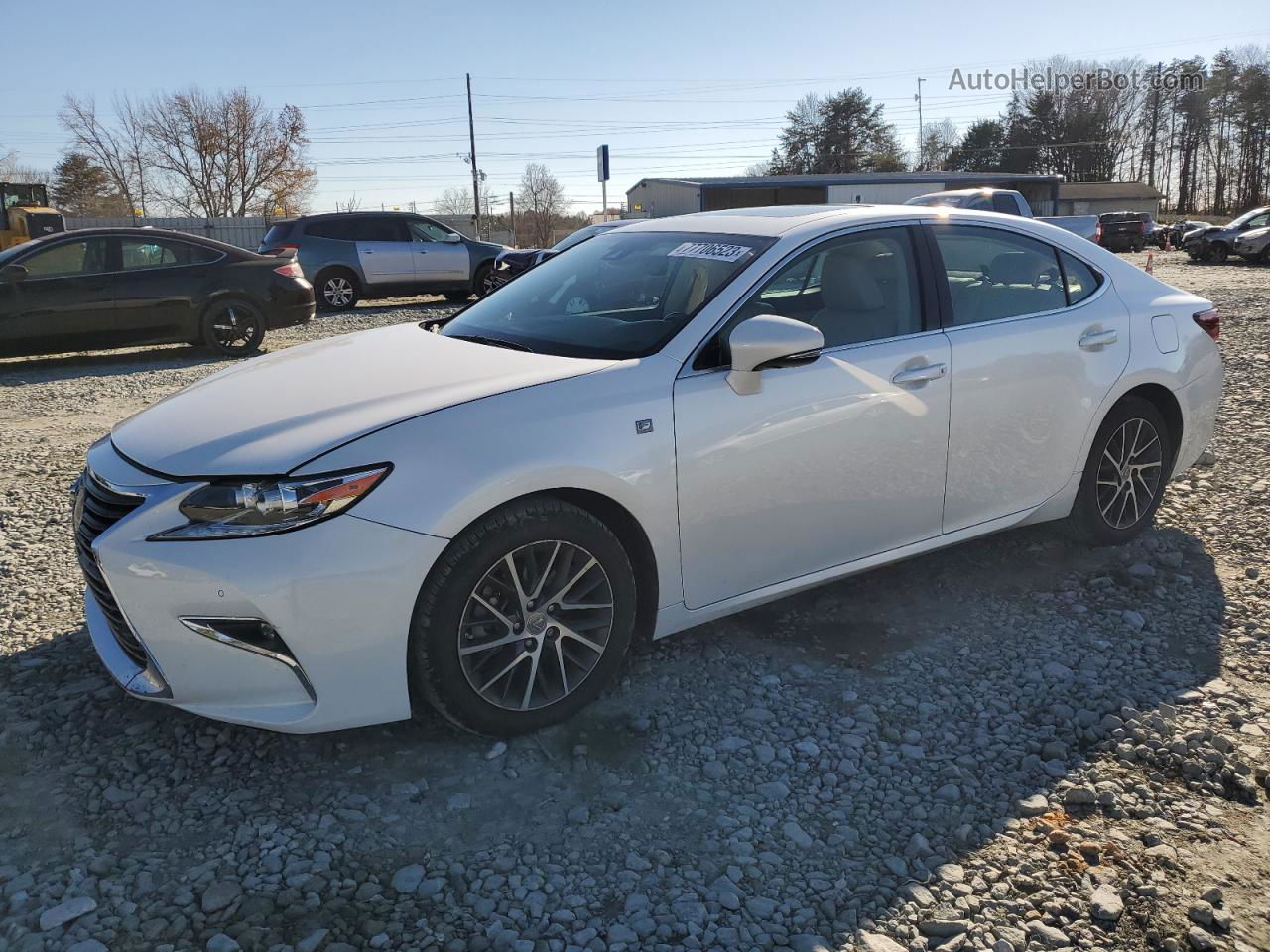 2016 Lexus Es 350 White vin: 58ABK1GG0GU022275