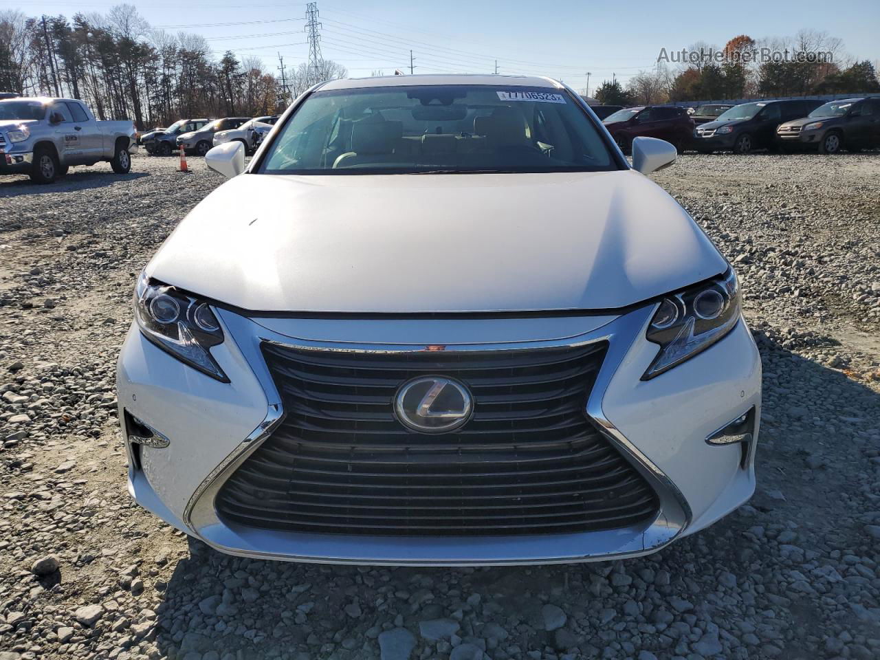 2016 Lexus Es 350 White vin: 58ABK1GG0GU022275