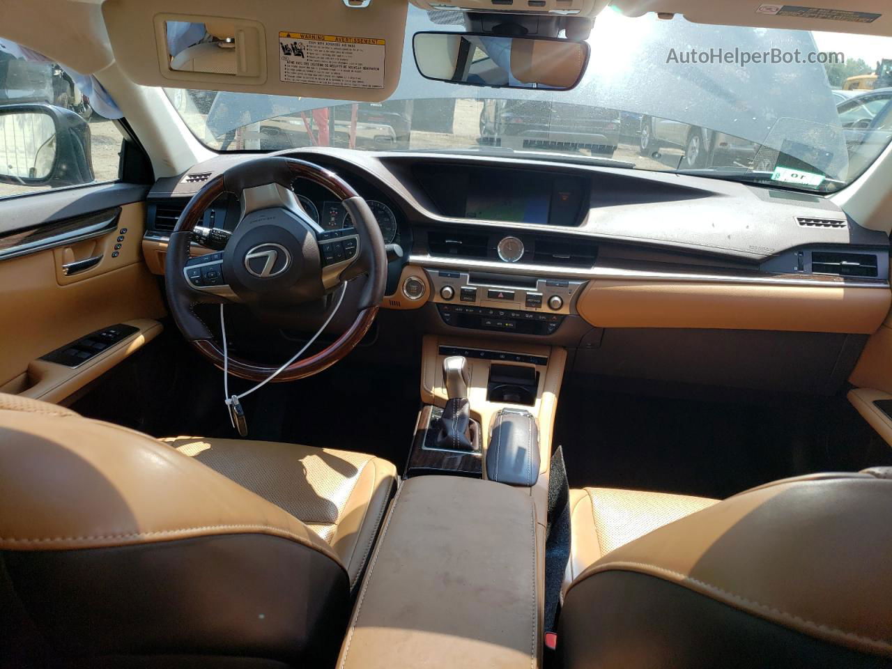 2016 Lexus Es 350 Черный vin: 58ABK1GG0GU034197