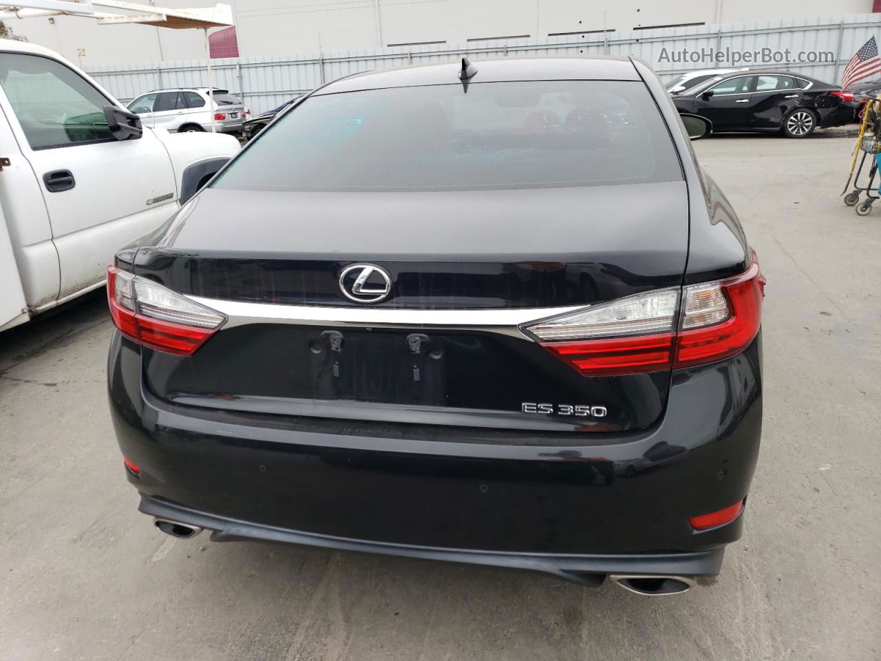 2017 Lexus Es 350 Black vin: 58ABK1GG0HU038204