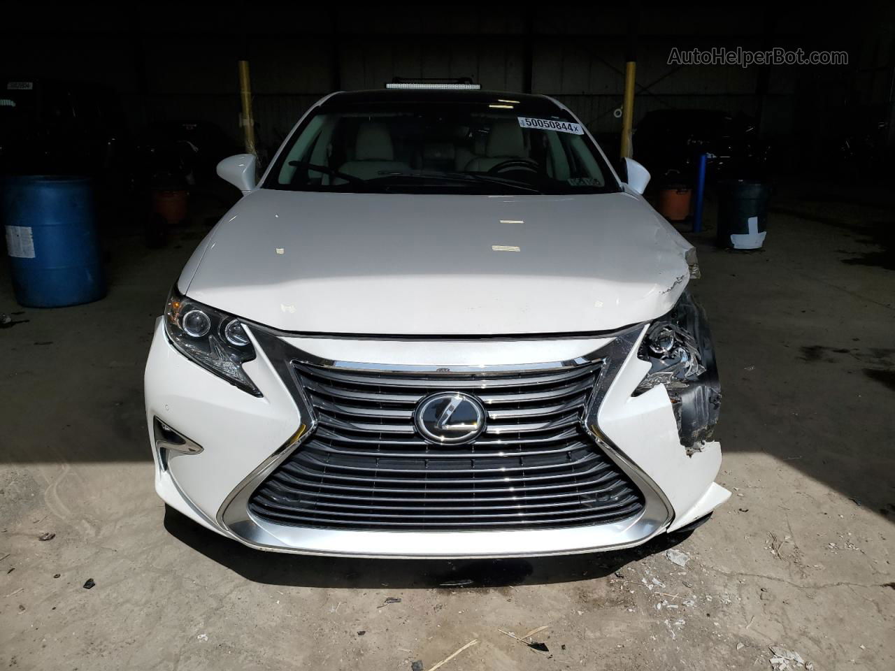 2017 Lexus Es 350 Белый vin: 58ABK1GG0HU044567