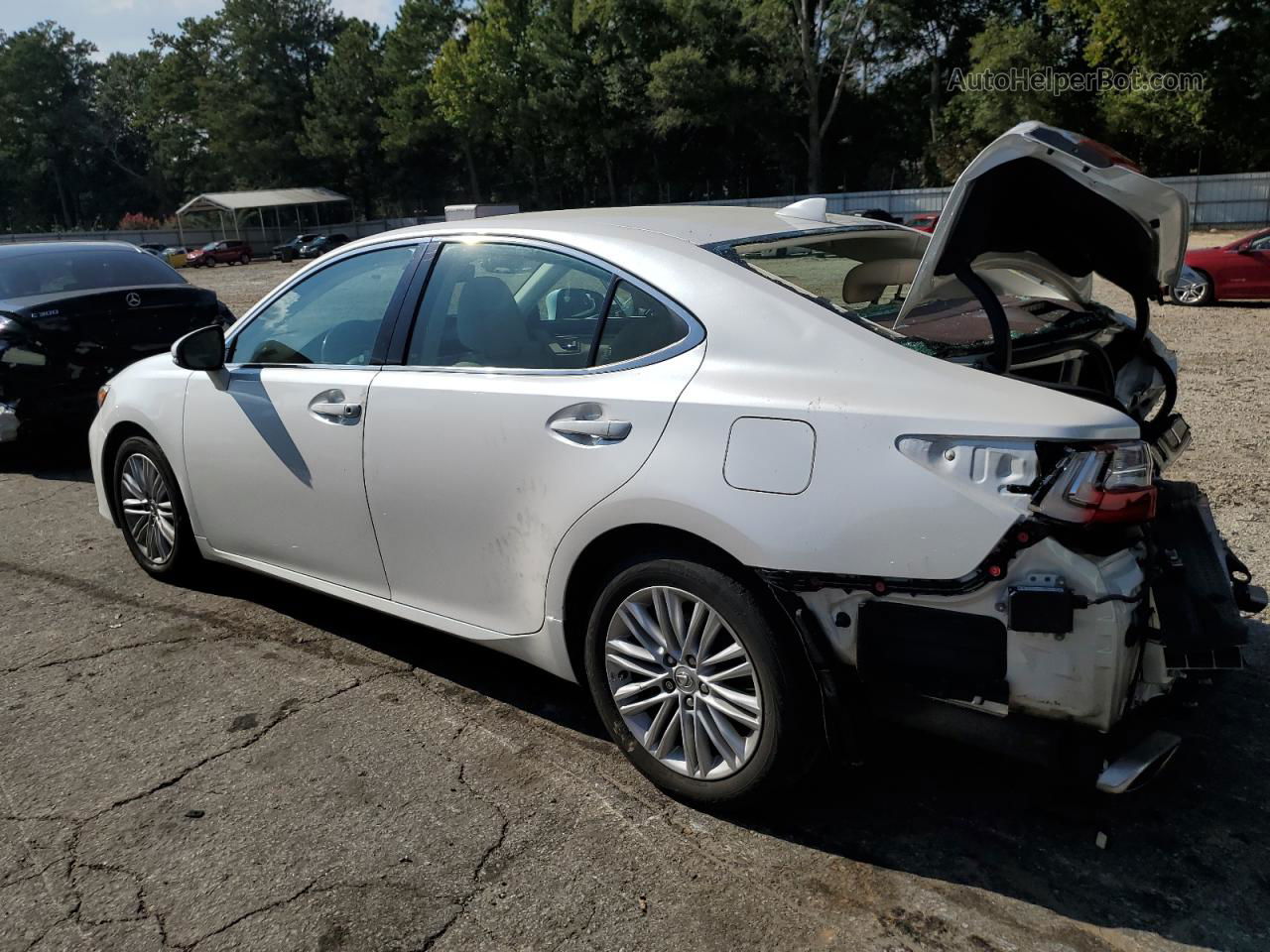 2017 Lexus Es 350 White vin: 58ABK1GG0HU048117