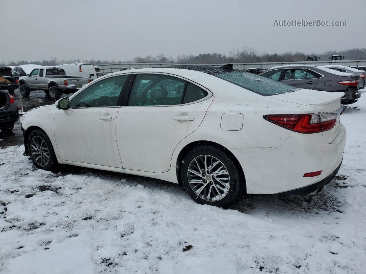 2017 Lexus Es 350 White vin: 58ABK1GG0HU049610