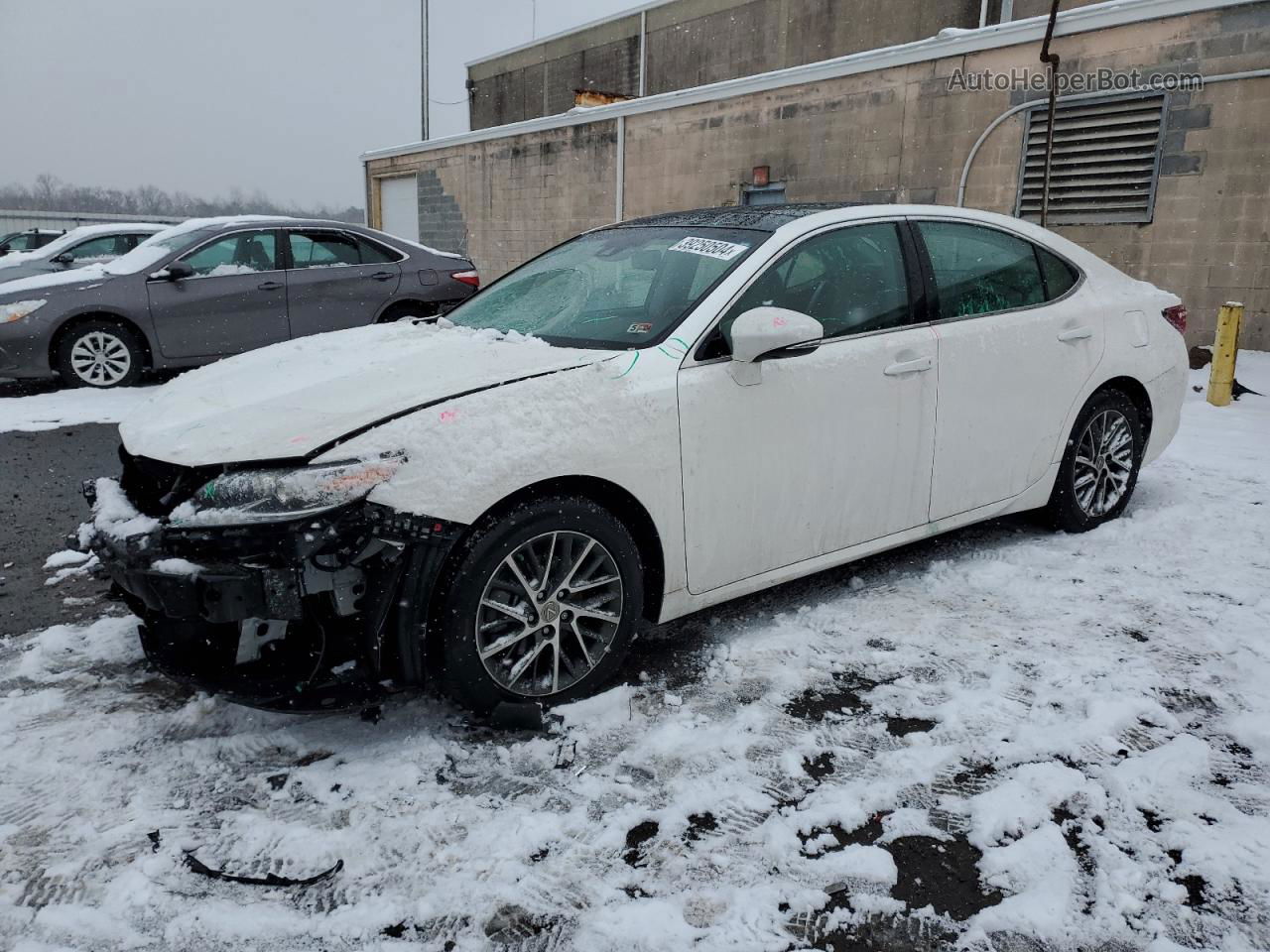 2017 Lexus Es 350 White vin: 58ABK1GG0HU049610