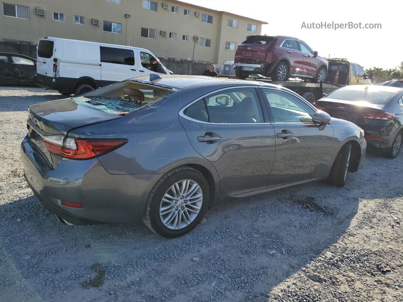 2017 Lexus Es 350 Gray vin: 58ABK1GG0HU052118