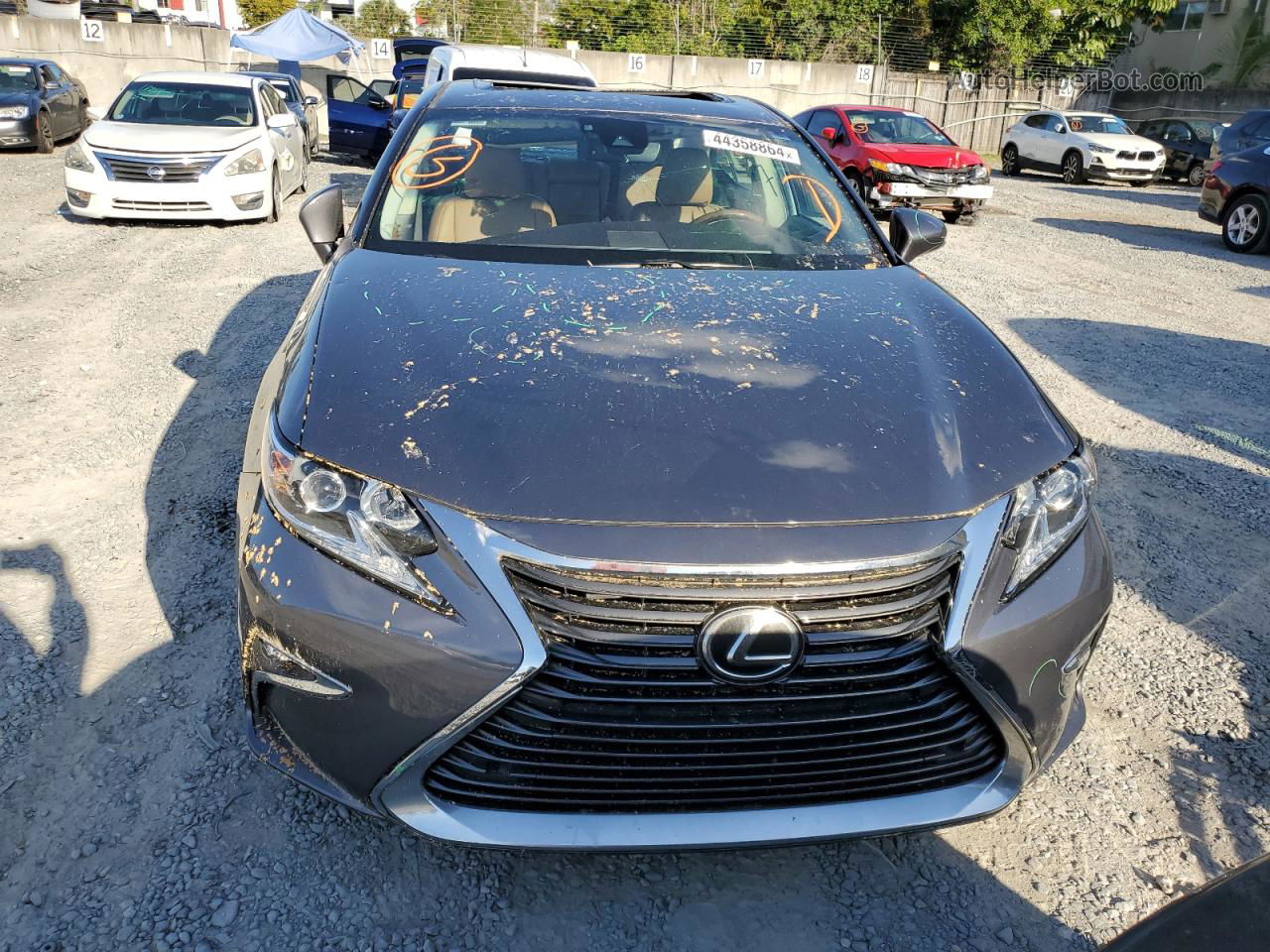 2017 Lexus Es 350 Gray vin: 58ABK1GG0HU052118