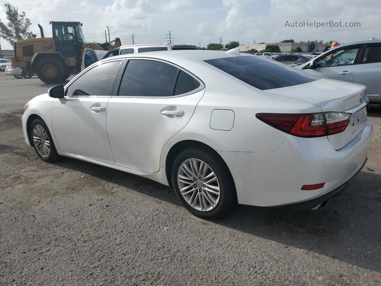 2017 Lexus Es 350 White vin: 58ABK1GG0HU058906