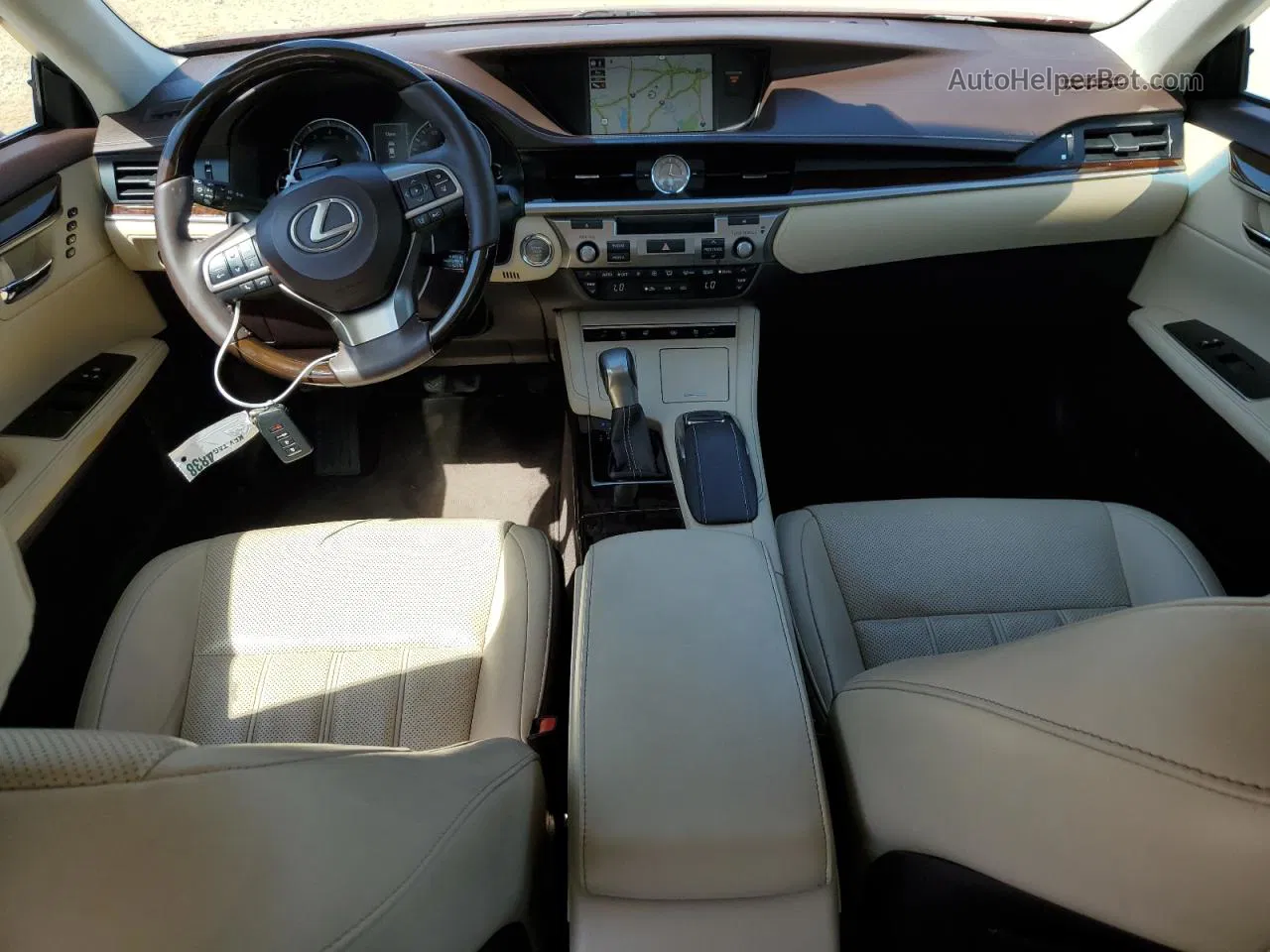 2017 Lexus Es 350 Красный vin: 58ABK1GG0HU063409