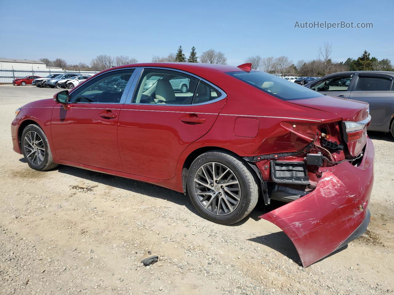 2017 Lexus Es 350 Red vin: 58ABK1GG0HU063409