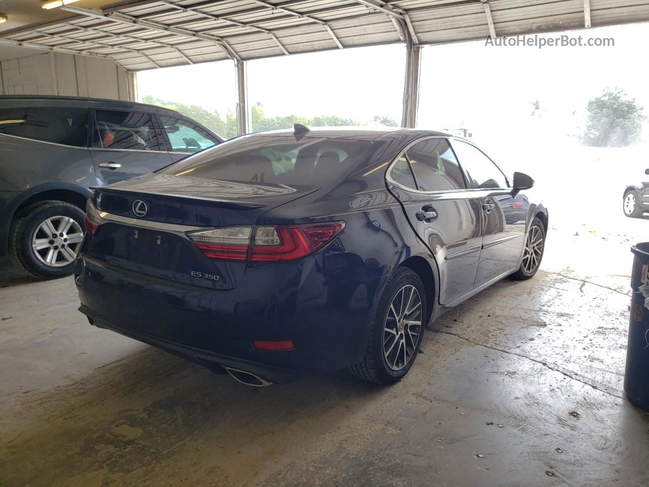 2017 Lexus Es 350 Blue vin: 58ABK1GG0HU073549