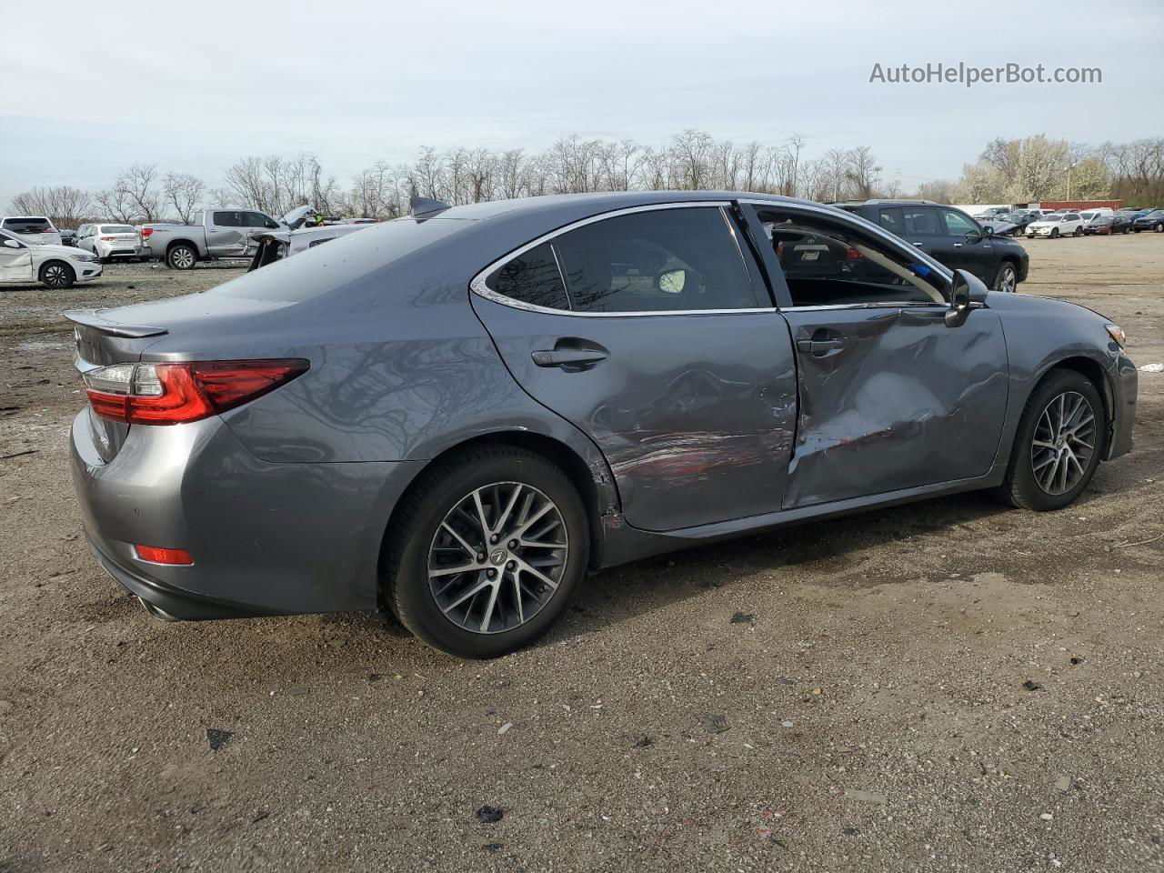 2017 Lexus Es 350 Gray vin: 58ABK1GG0HU078735