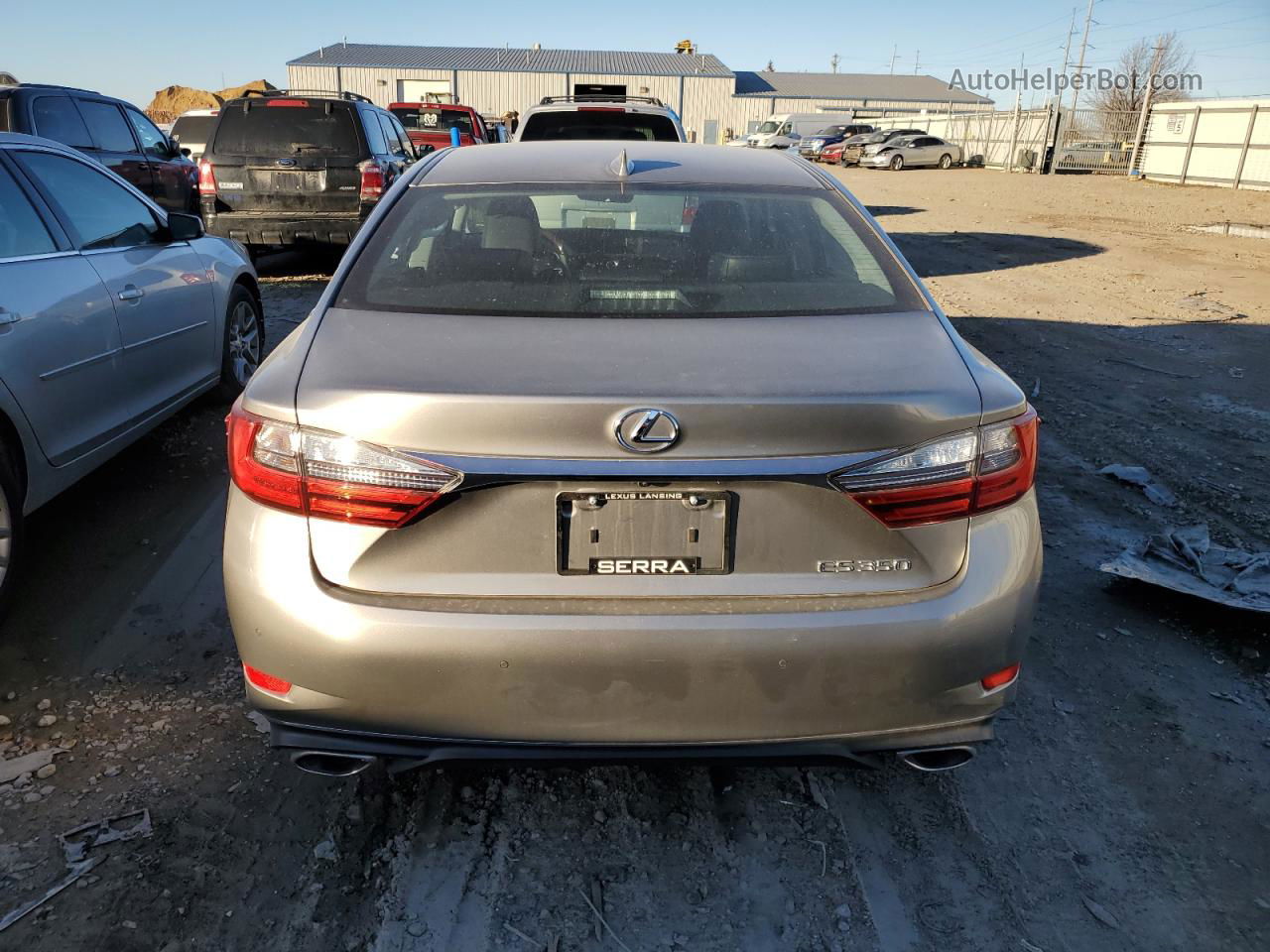 2018 Lexus Es 350 Серый vin: 58ABK1GG0JU083195