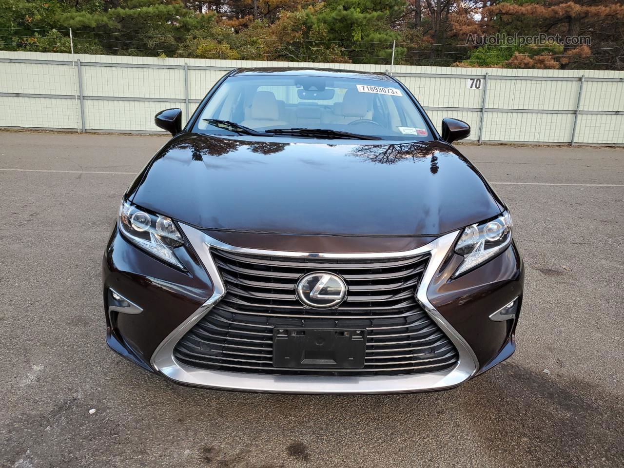 2018 Lexus Es 350 Brown vin: 58ABK1GG0JU089546