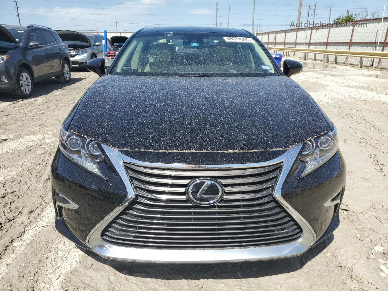 2018 Lexus Es 350 Black vin: 58ABK1GG0JU102621