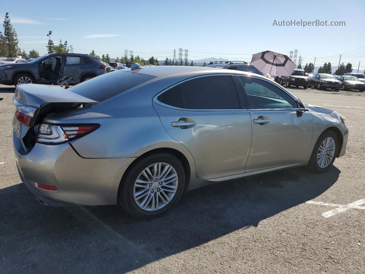 2018 Lexus Es 350 Серебряный vin: 58ABK1GG0JU111156