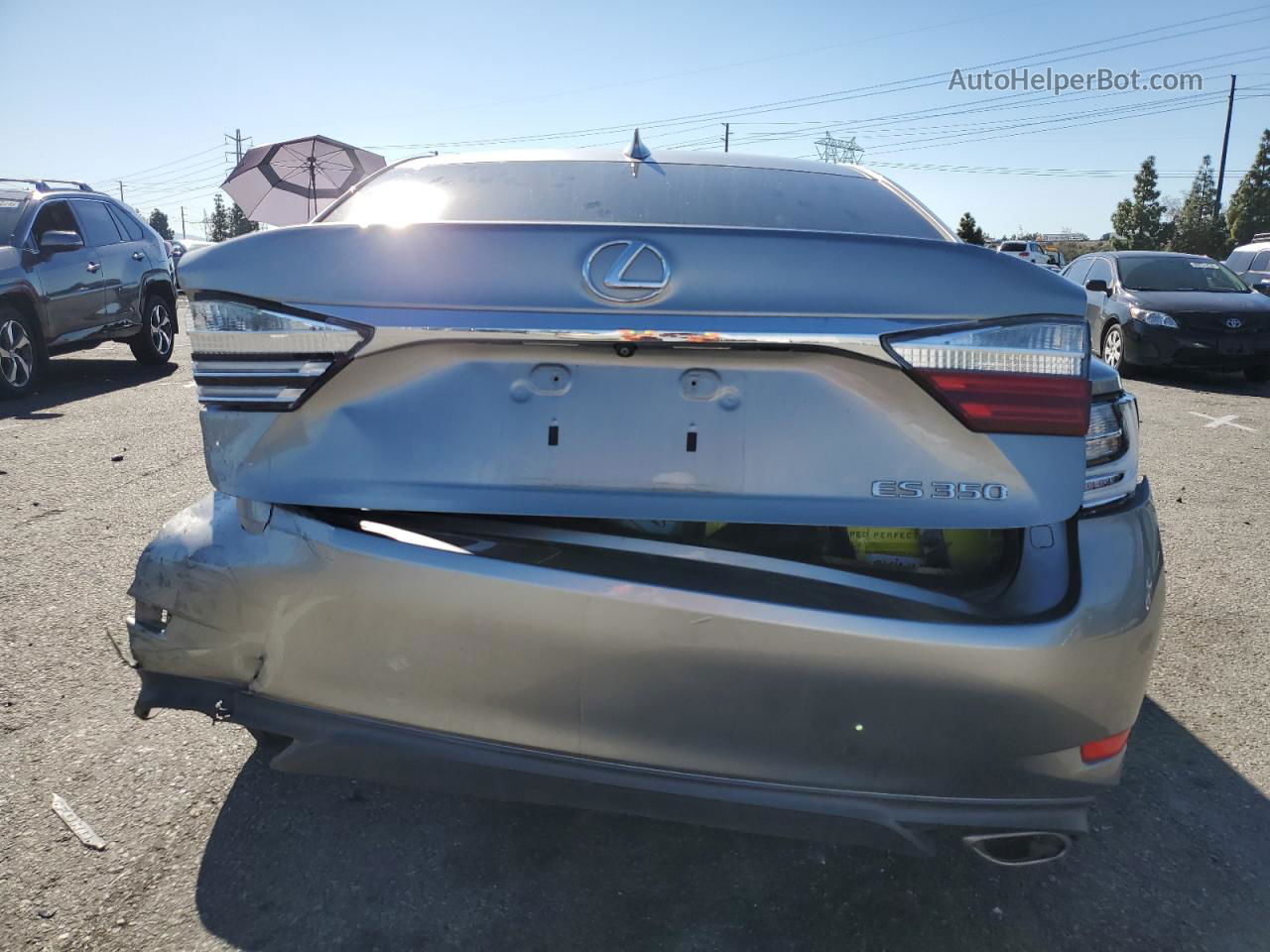 2018 Lexus Es 350 Серебряный vin: 58ABK1GG0JU111156