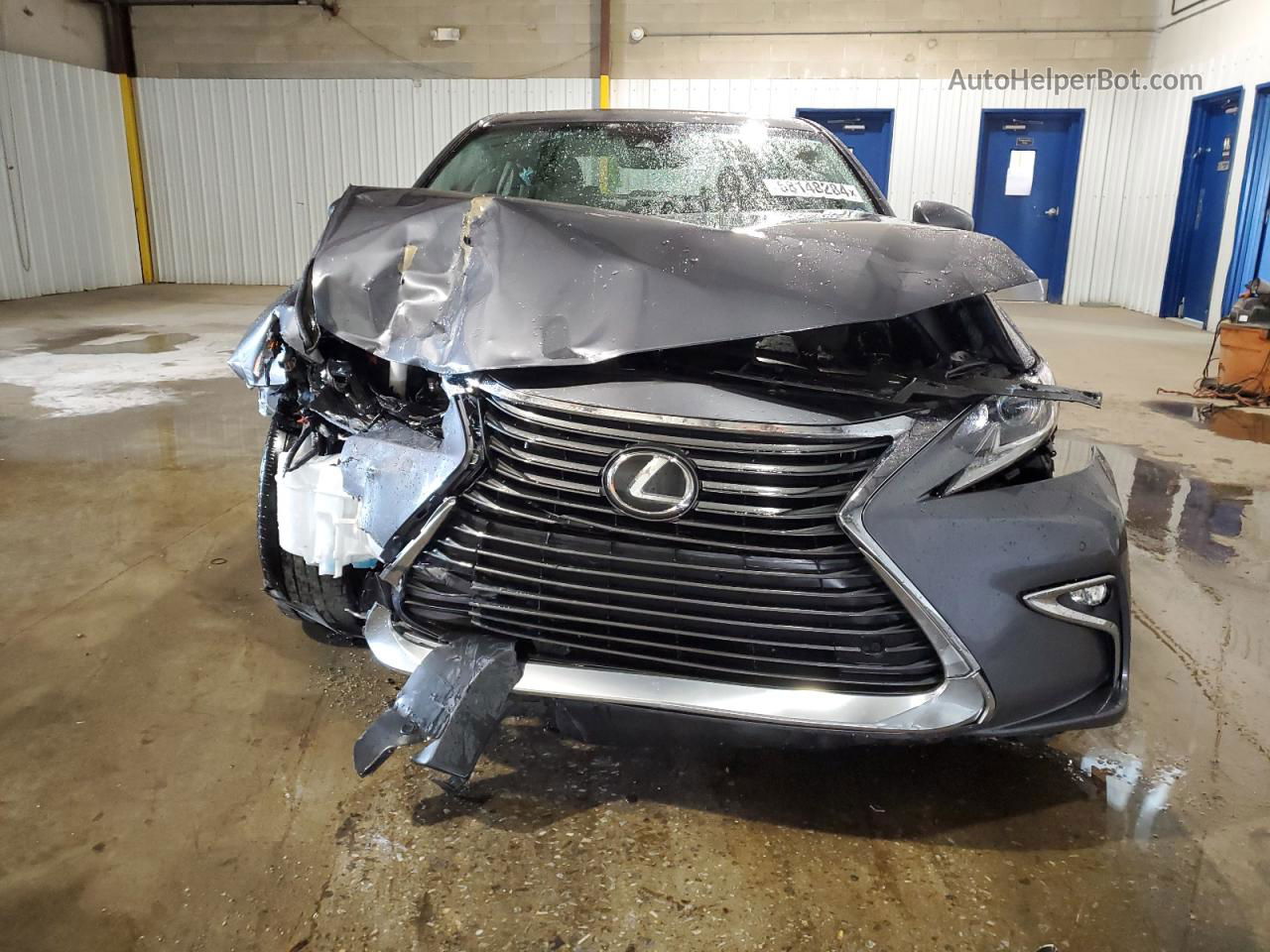 2018 Lexus Es 350 Gray vin: 58ABK1GG0JU111559