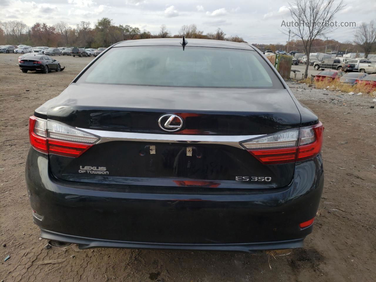 2018 Lexus Es 350 Черный vin: 58ABK1GG0JU114204