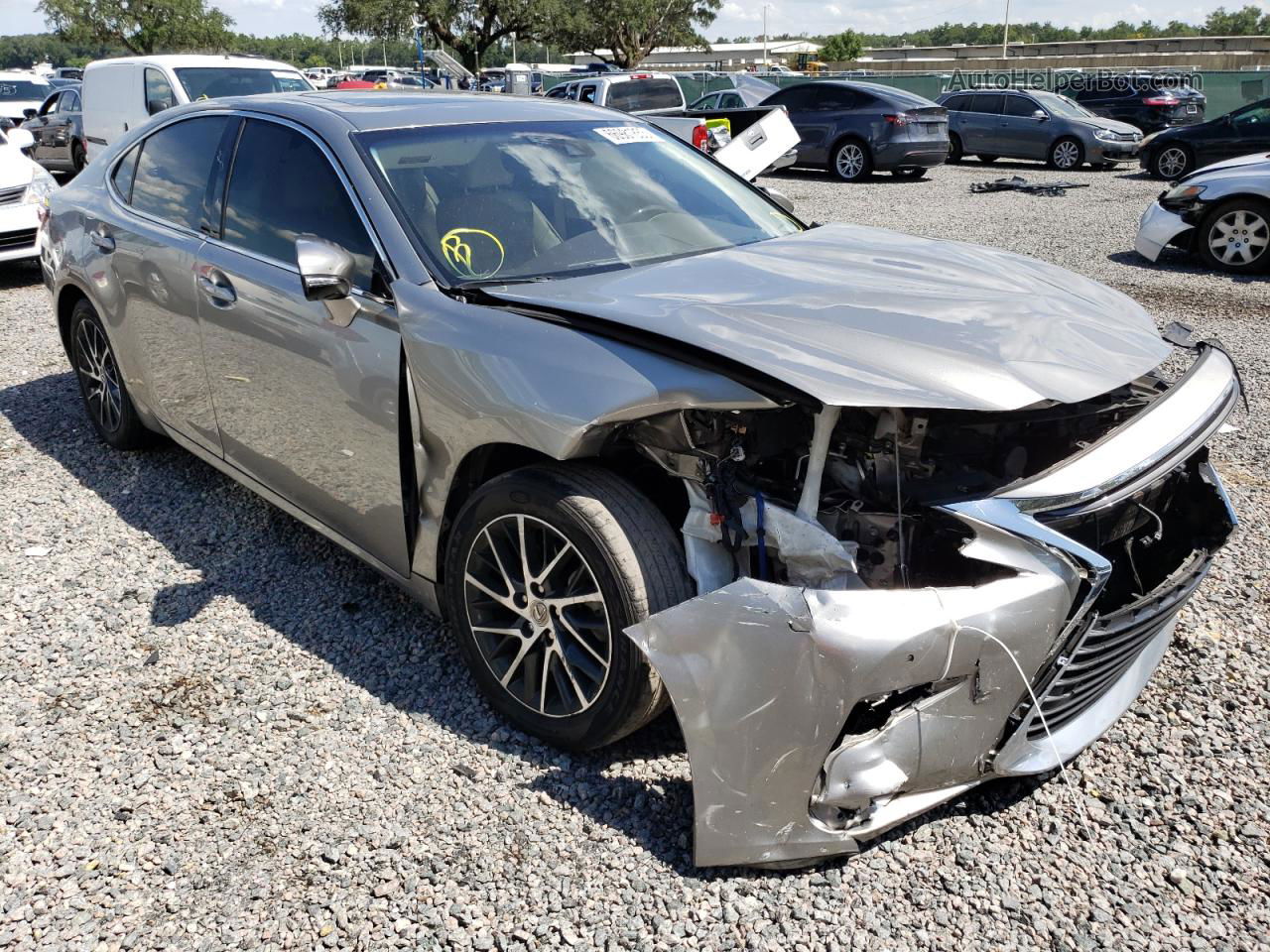 2018 Lexus Es 350 Silver vin: 58ABK1GG0JU115028