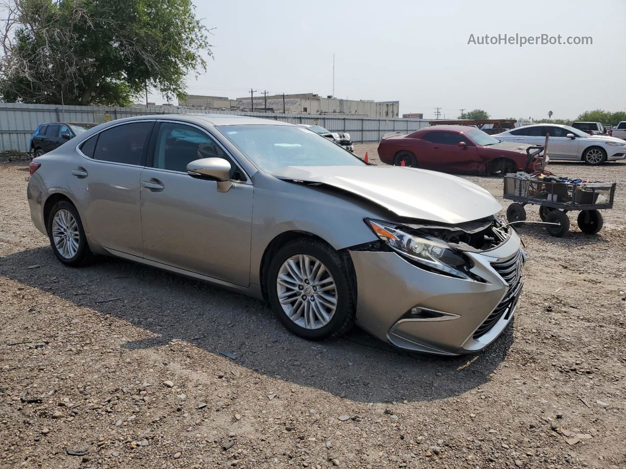 2016 Lexus Es 350 Gray vin: 58ABK1GG1GU019496