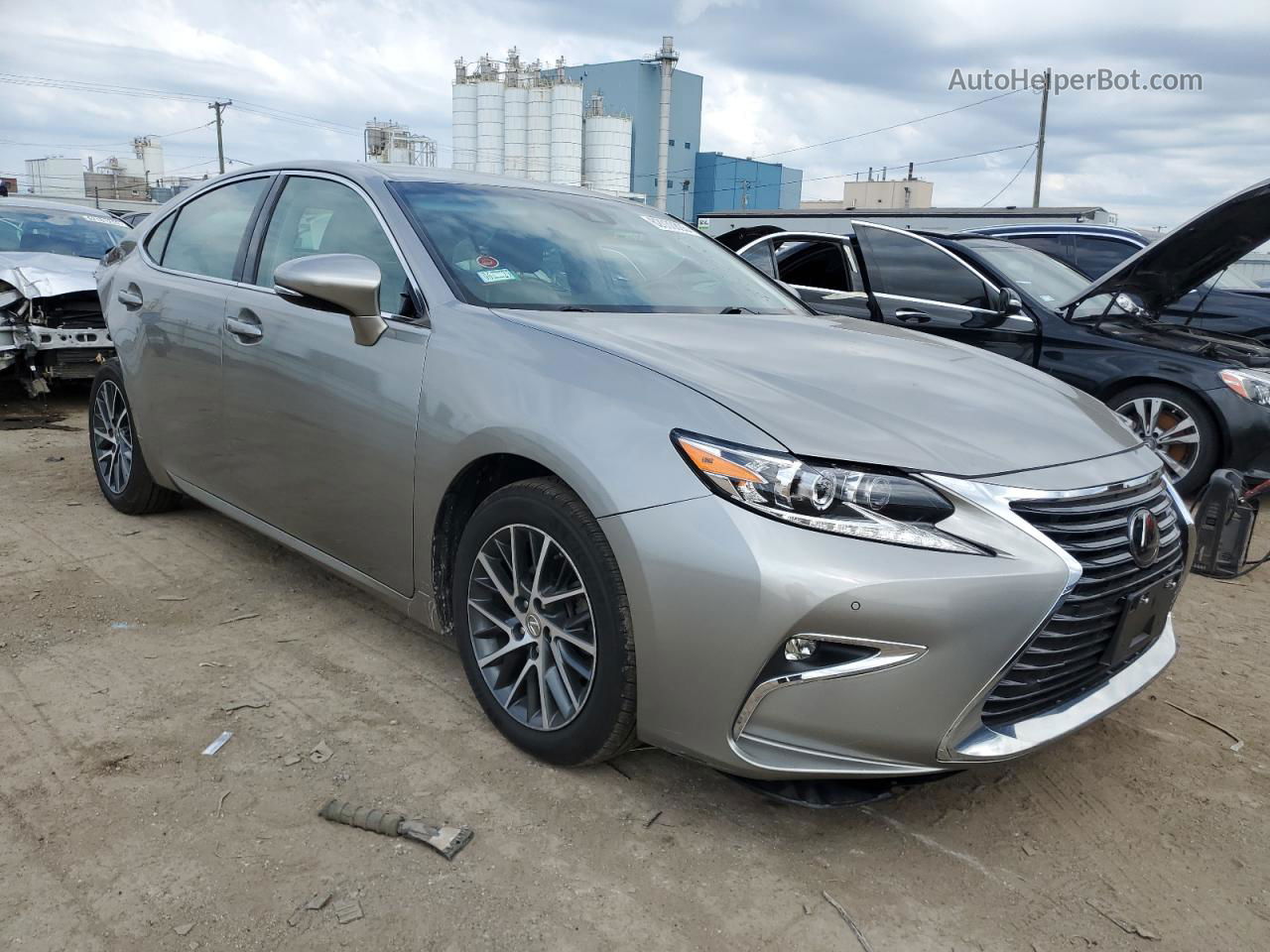 2017 Lexus Es 350 Silver vin: 58ABK1GG1HU038809