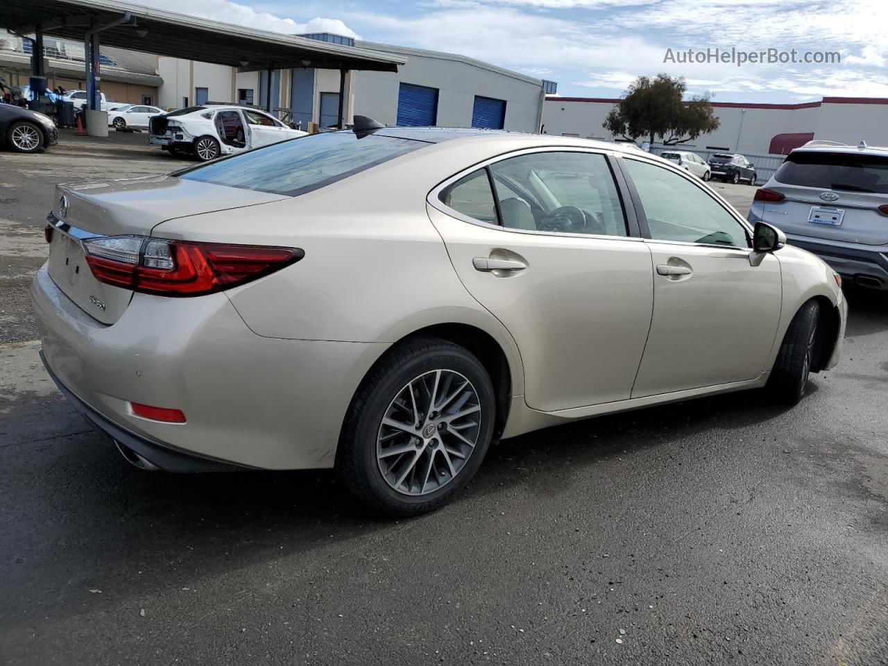 2017 Lexus Es 350 Бежевый vin: 58ABK1GG1HU051964