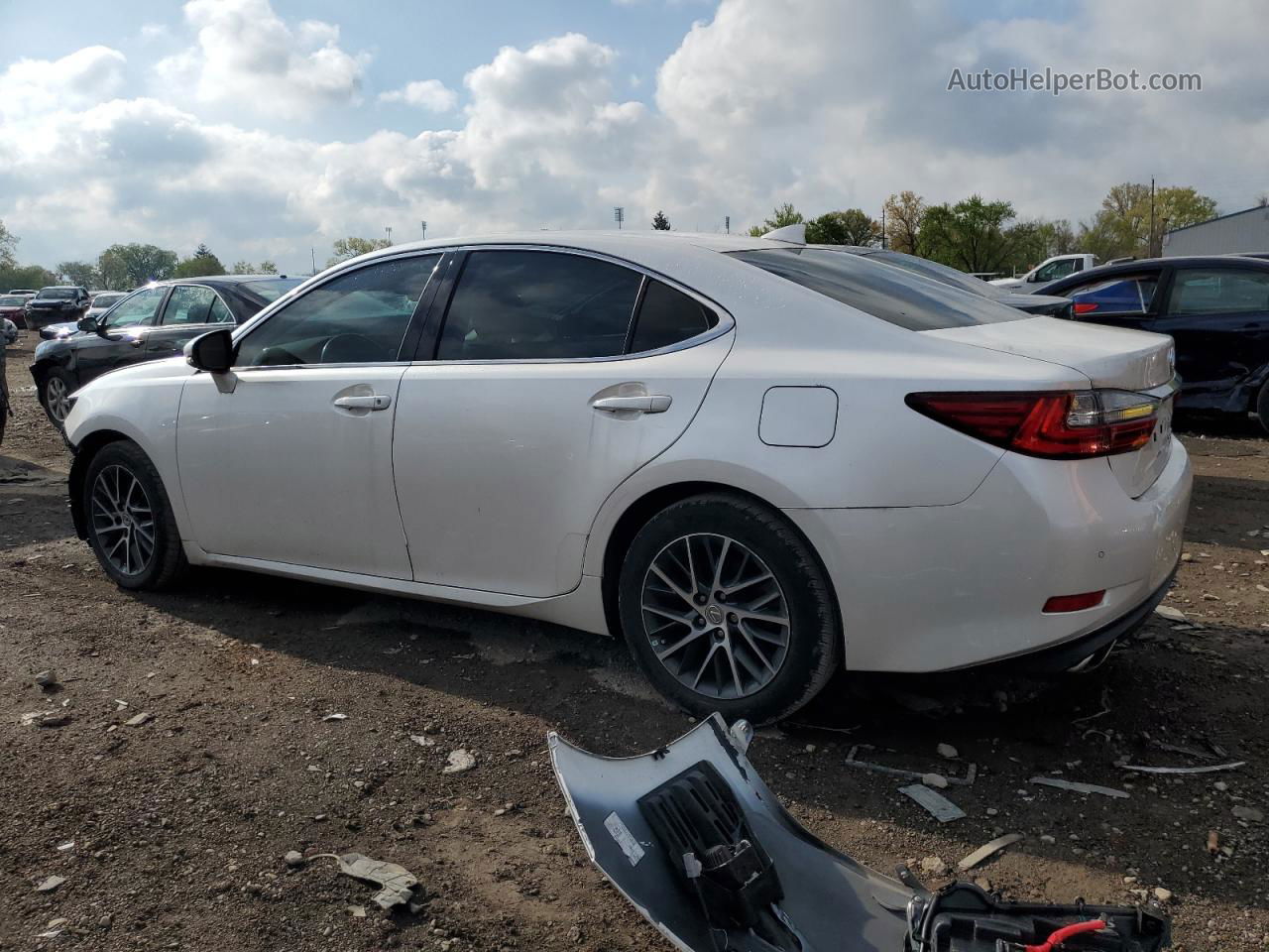 2017 Lexus Es 350 White vin: 58ABK1GG1HU053116