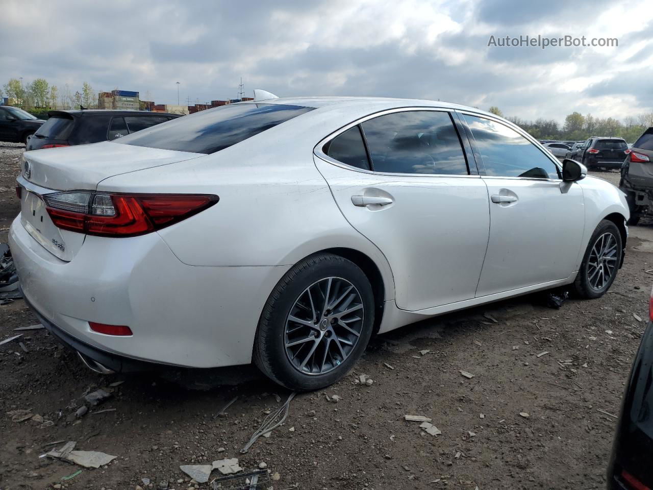 2017 Lexus Es 350 White vin: 58ABK1GG1HU053116