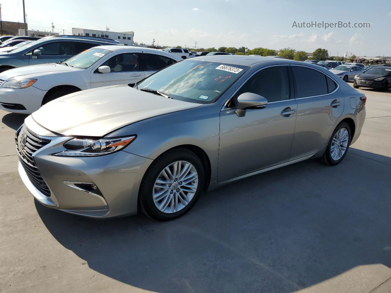 2017 Lexus Es 350 Silver vin: 58ABK1GG1HU055237