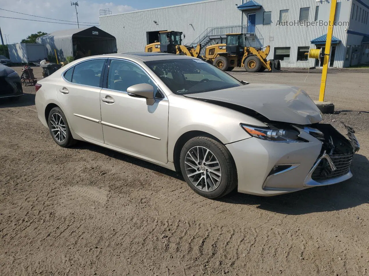 2017 Lexus Es 350 Бежевый vin: 58ABK1GG1HU060602