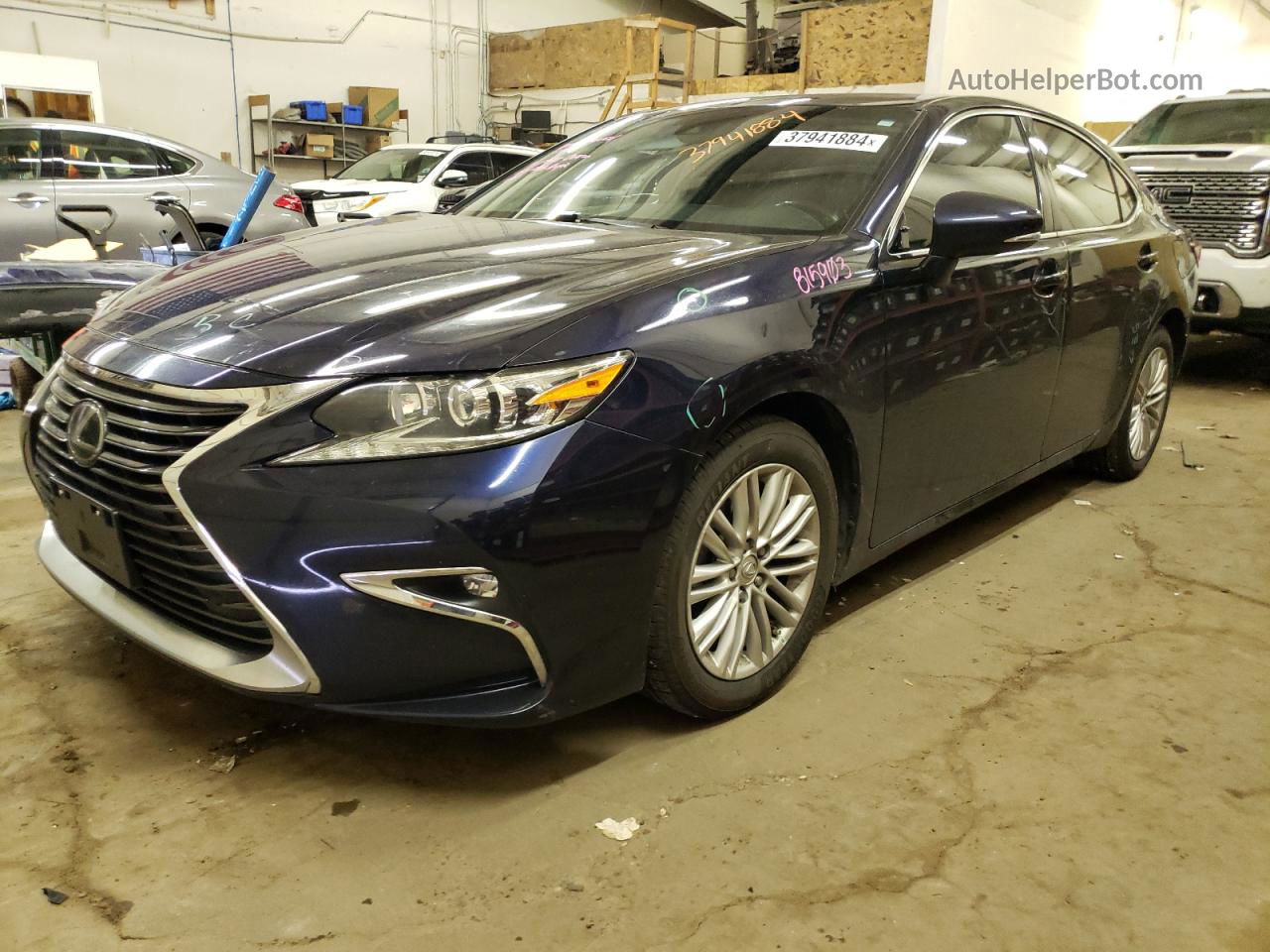 2017 Lexus Es 350 Blue vin: 58ABK1GG1HU061149