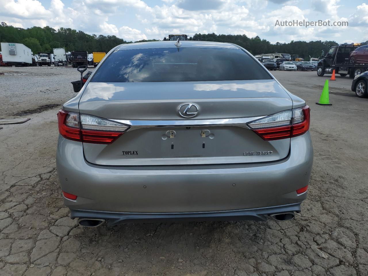 2017 Lexus Es 350 Silver vin: 58ABK1GG1HU063936