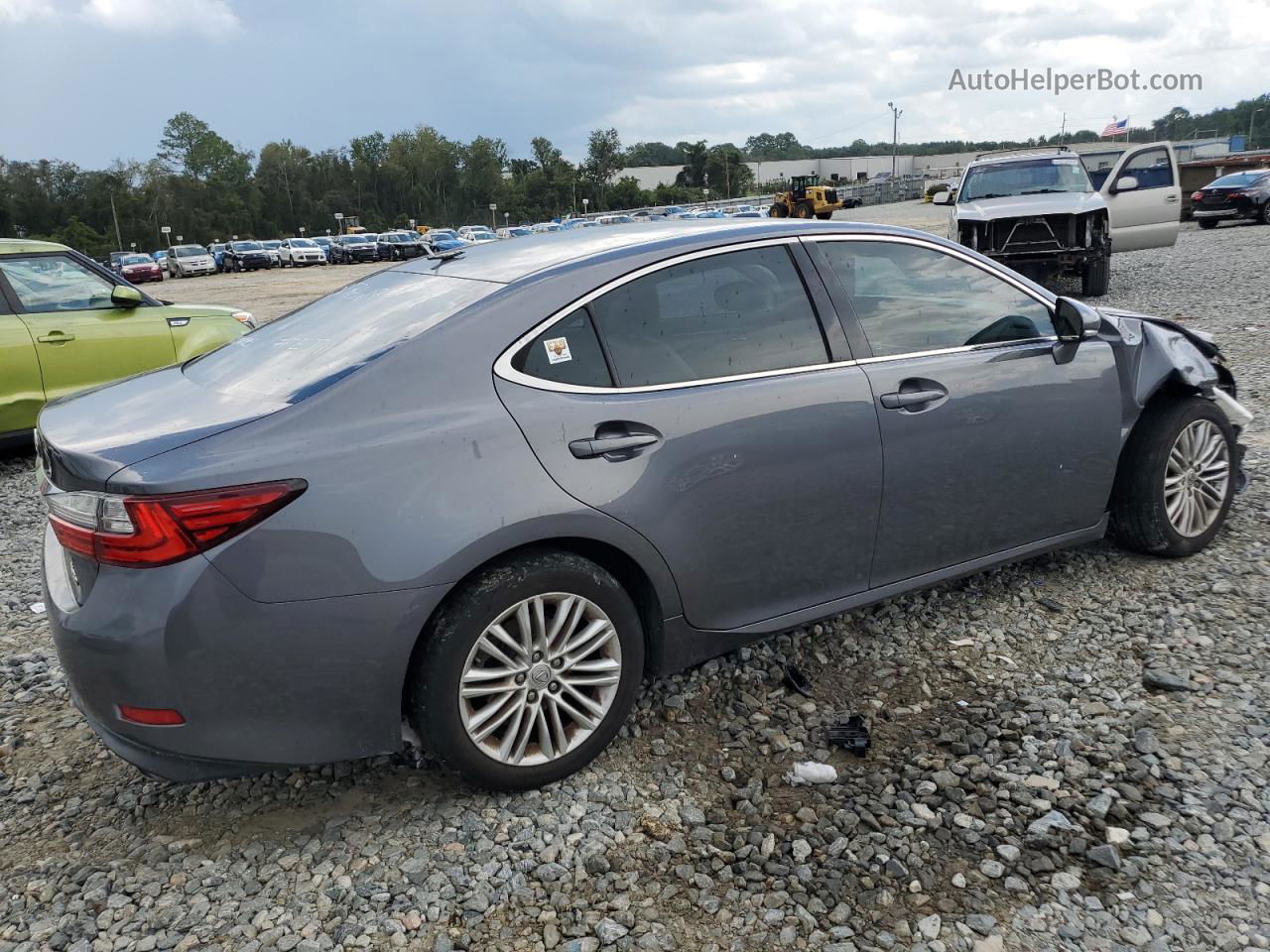 2017 Lexus Es 350 Gray vin: 58ABK1GG1HU064472