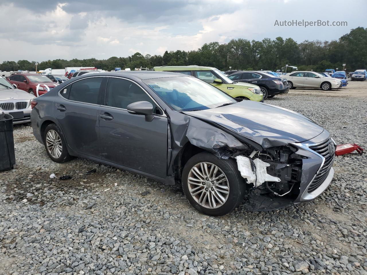 2017 Lexus Es 350 Gray vin: 58ABK1GG1HU064472