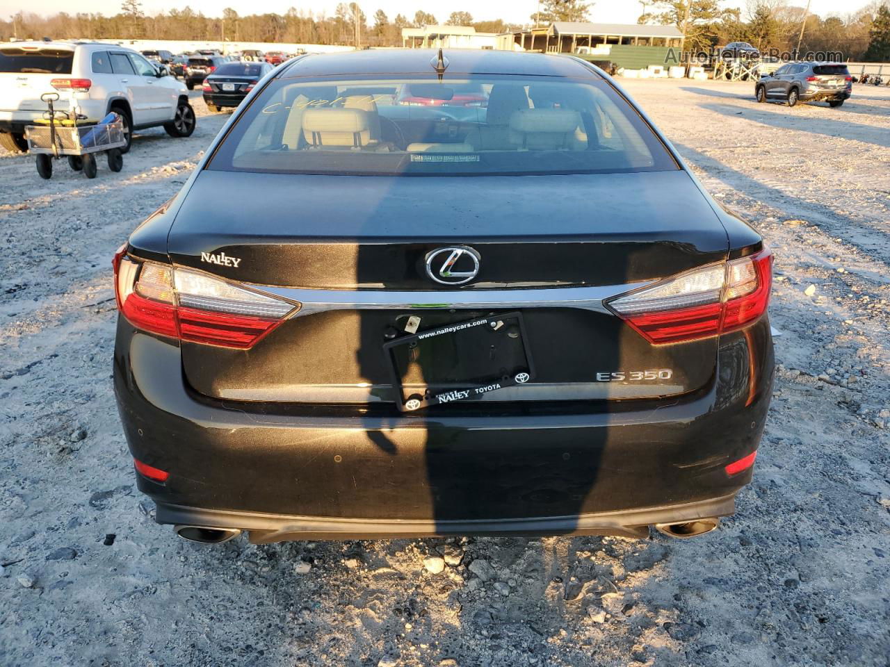 2017 Lexus Es 350 Black vin: 58ABK1GG1HU079263