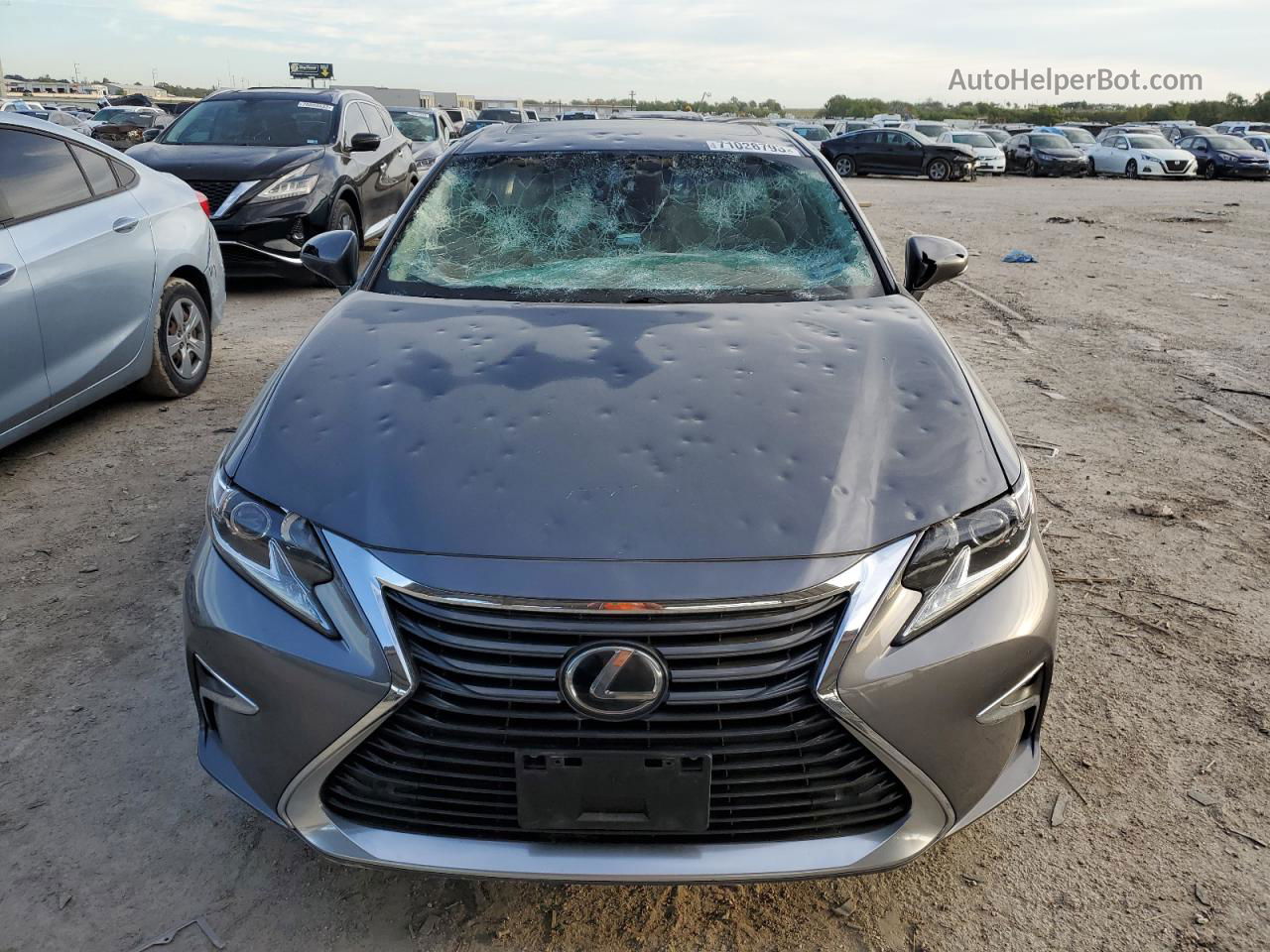 2018 Lexus Es 350 Серый vin: 58ABK1GG1JU088728