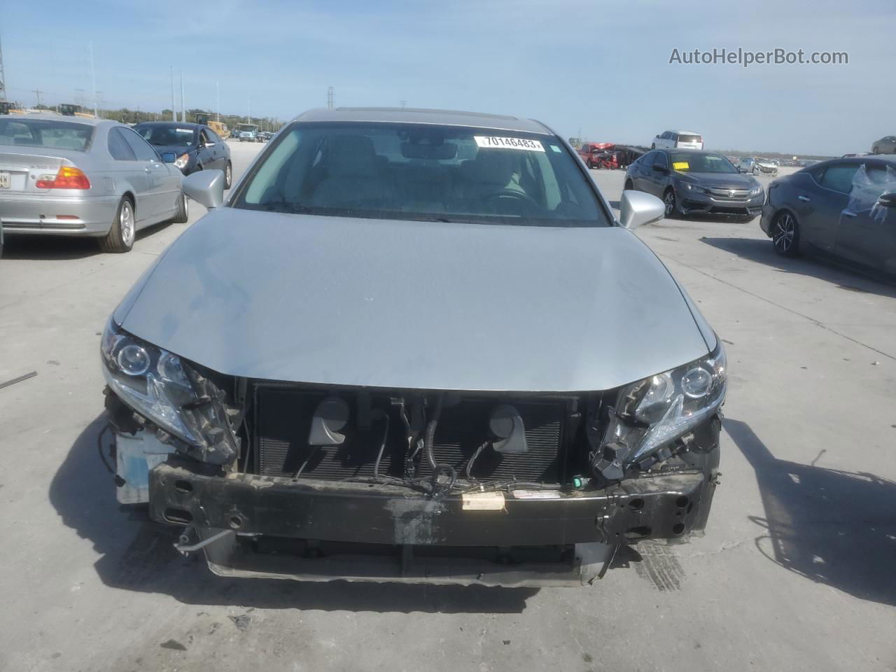 2018 Lexus Es 350 Silver vin: 58ABK1GG1JU096473