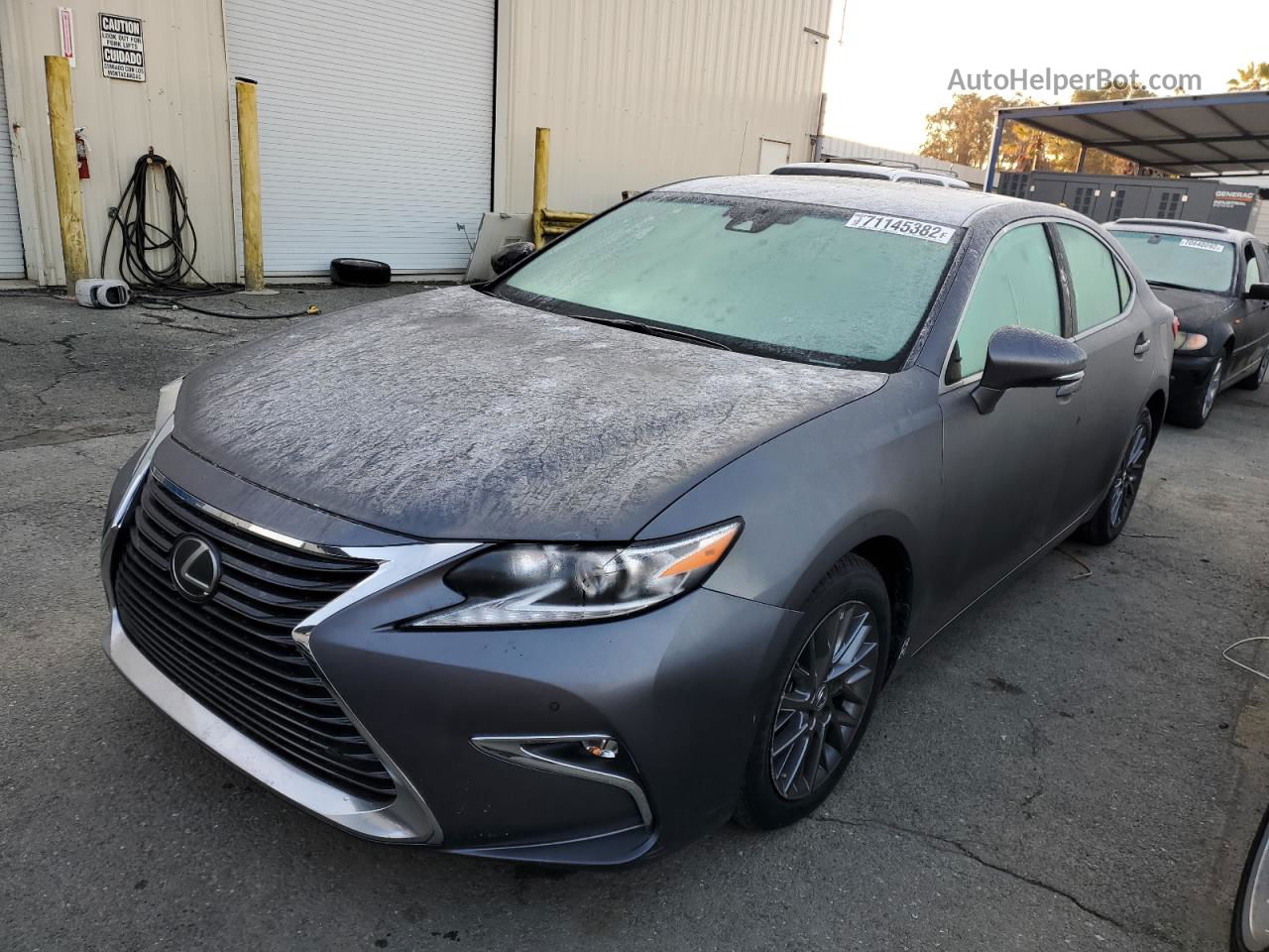 2018 Lexus Es 350 Silver vin: 58ABK1GG1JU105169