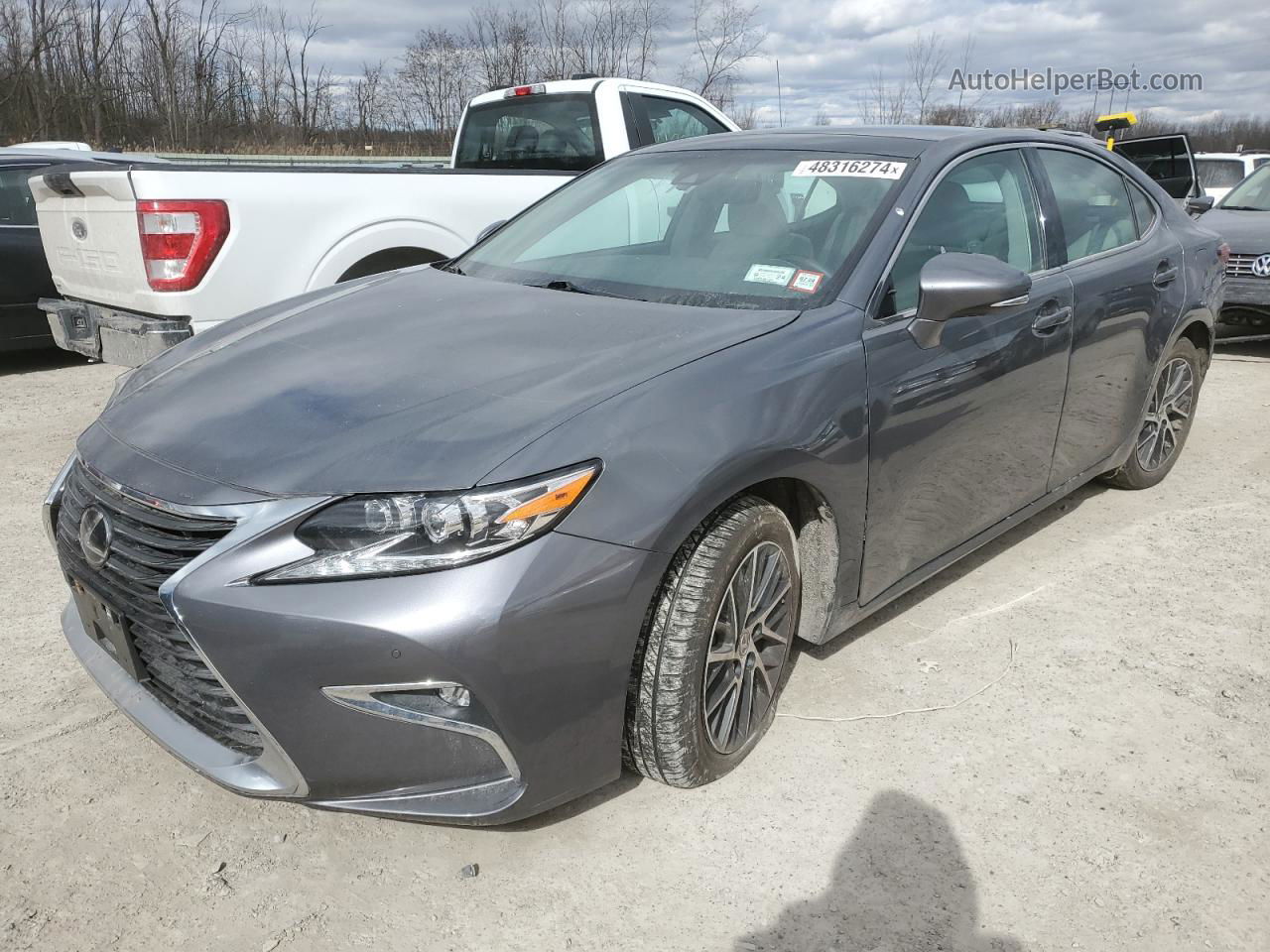 2018 Lexus Es 350 Серый vin: 58ABK1GG1JU106905