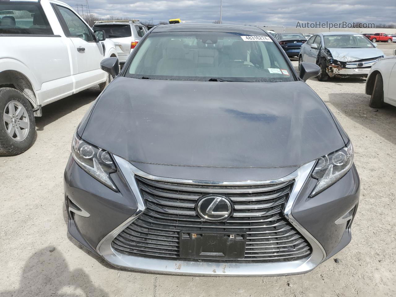 2018 Lexus Es 350 Серый vin: 58ABK1GG1JU106905