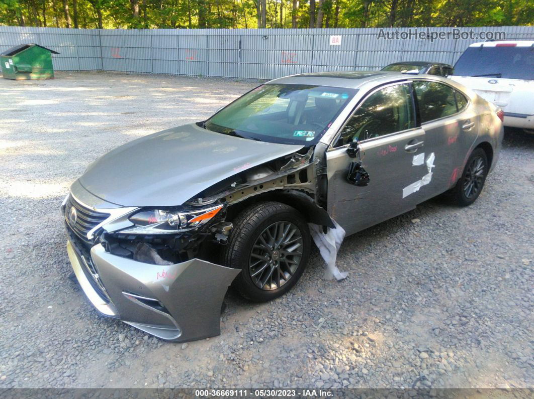 2018 Lexus Es Es 350 Gray vin: 58ABK1GG1JU114437