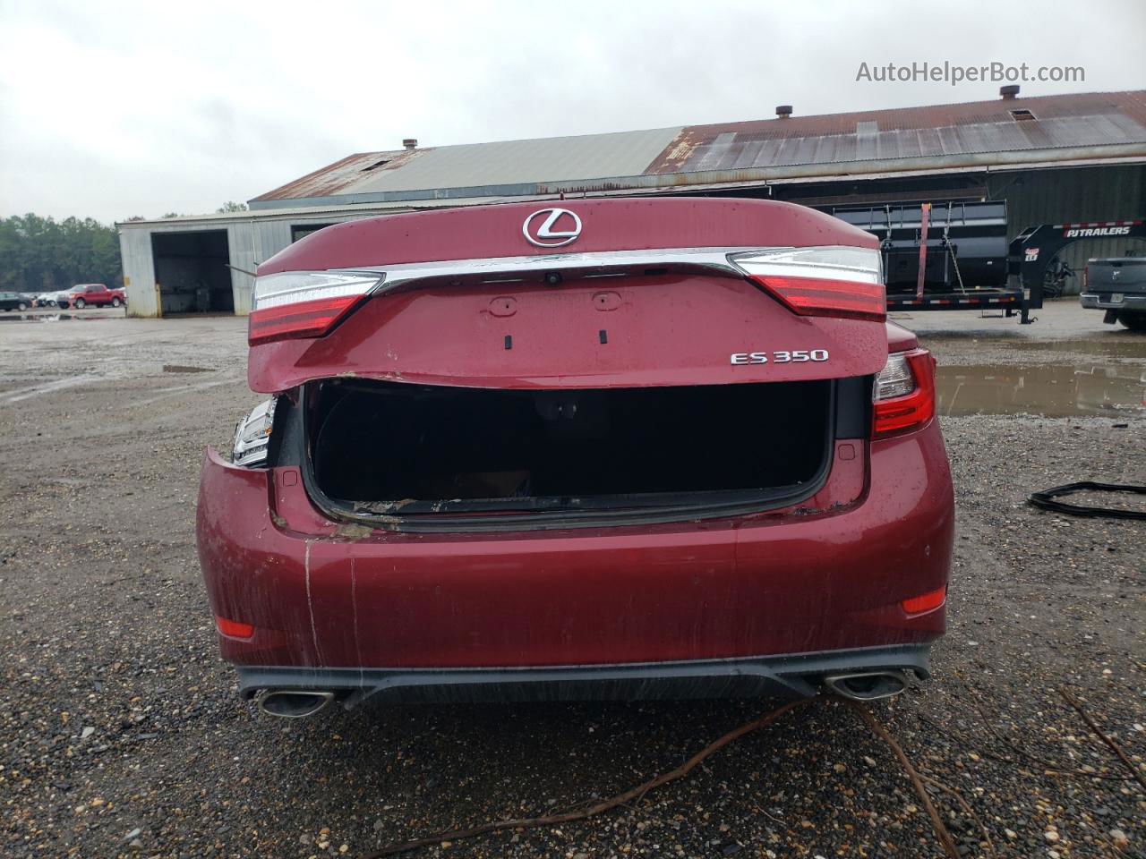 2016 Lexus Es 350 Burgundy vin: 58ABK1GG2GU013013