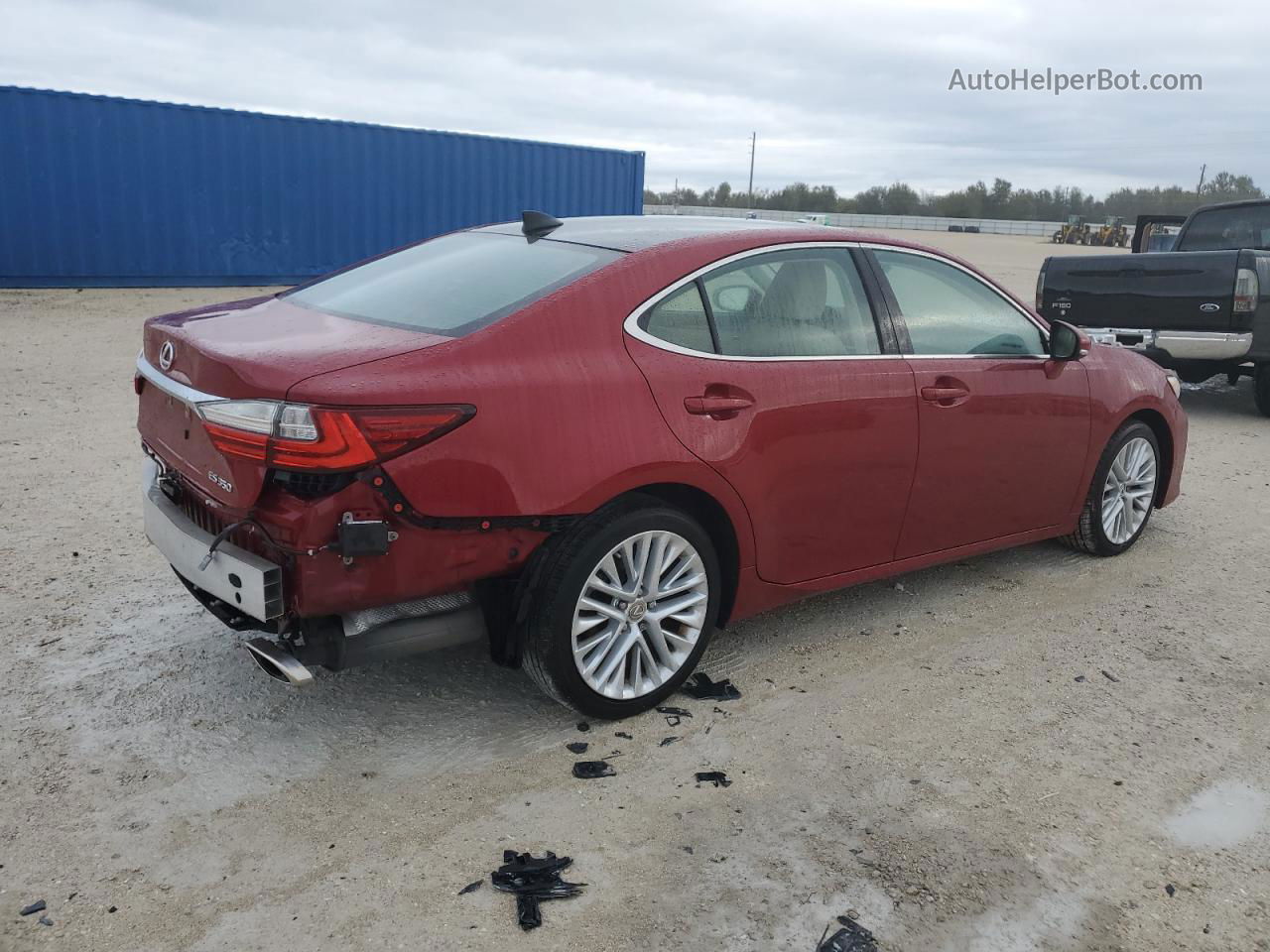 2016 Lexus Es 350 Красный vin: 58ABK1GG2GU013254