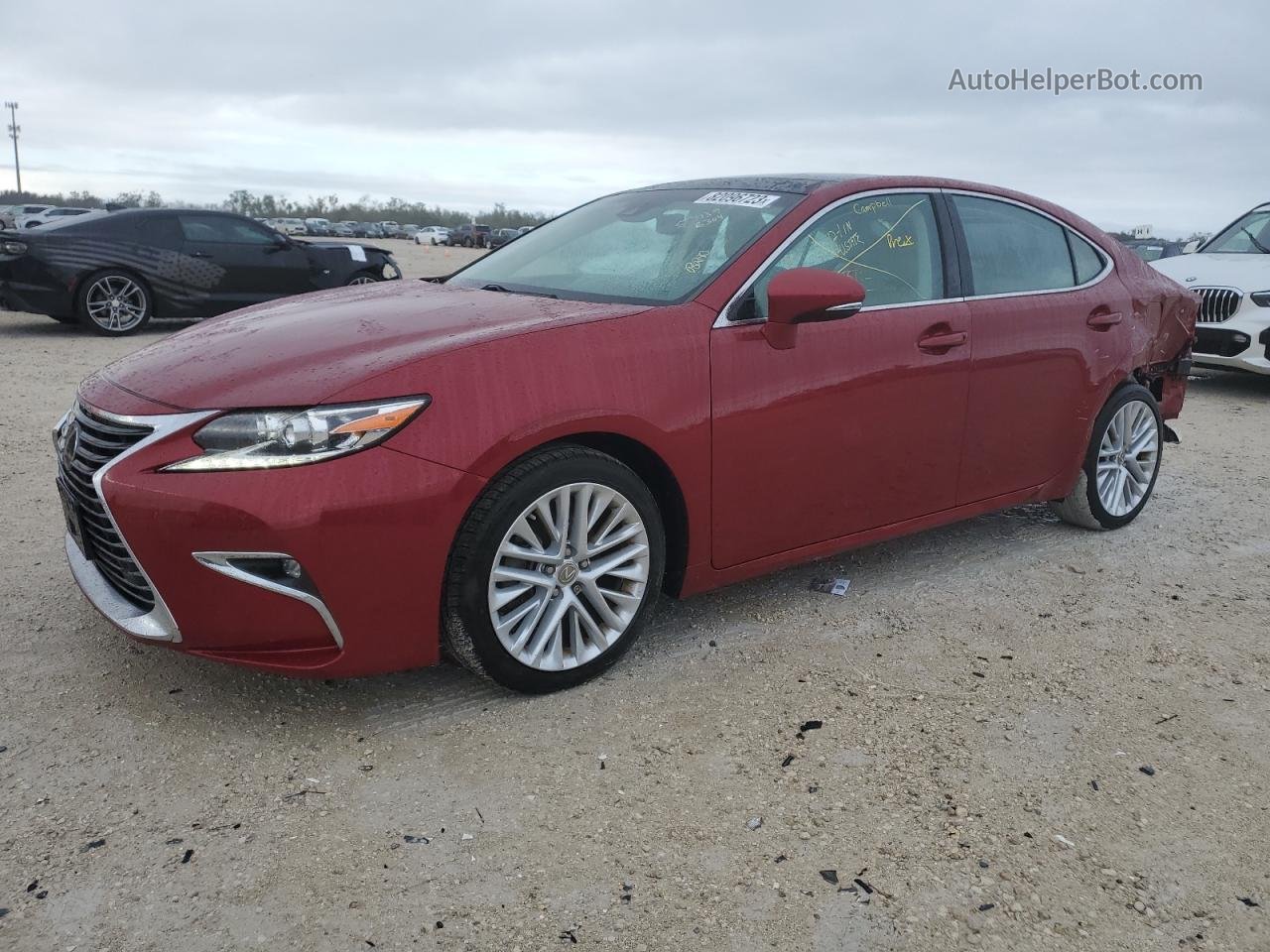 2016 Lexus Es 350 Красный vin: 58ABK1GG2GU013254