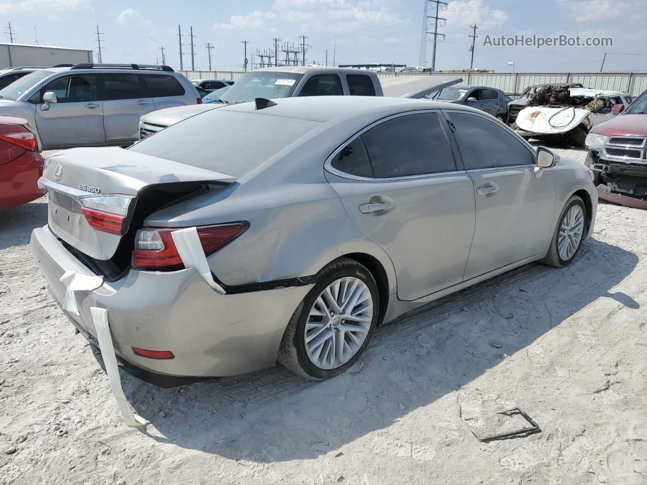 2016 Lexus Es 350 Gray vin: 58ABK1GG2GU015506