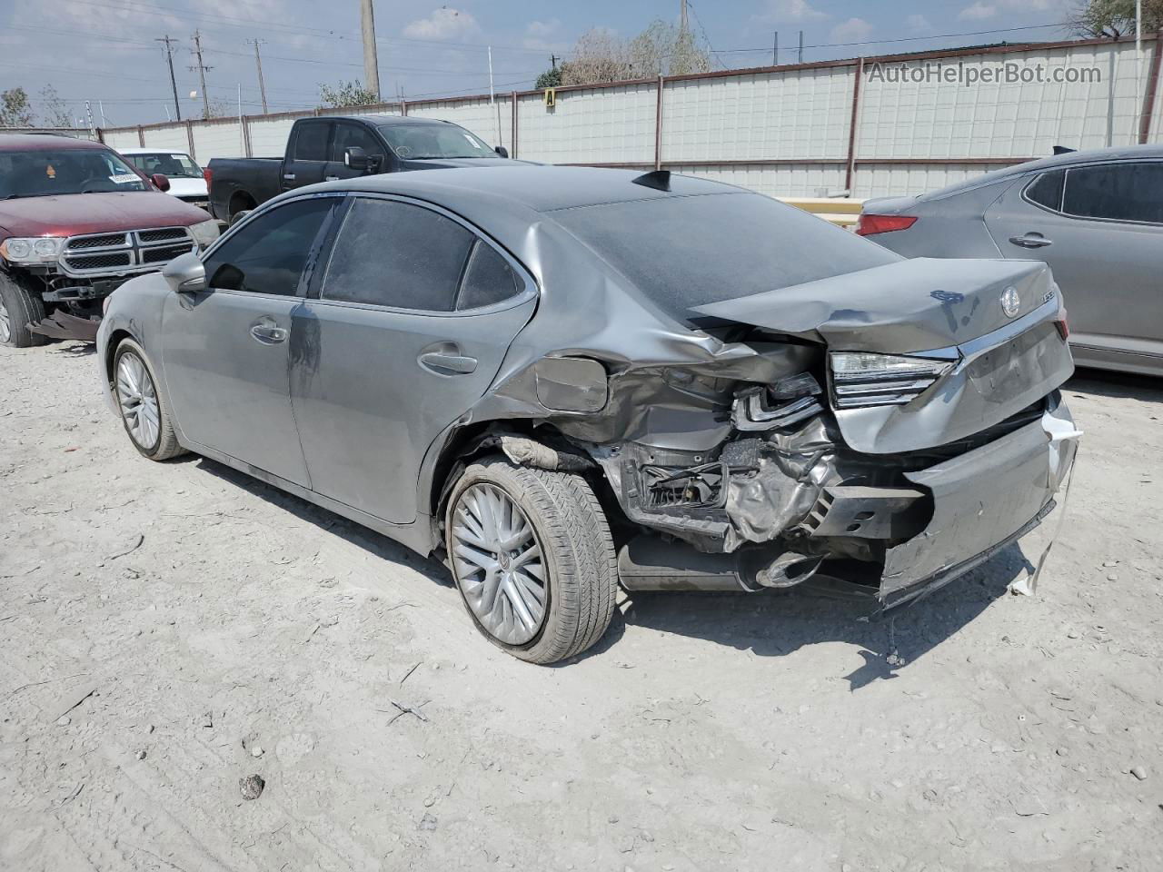 2016 Lexus Es 350 Gray vin: 58ABK1GG2GU015506