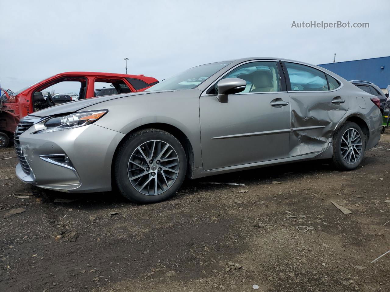 2016 Lexus Es 350 Silver vin: 58ABK1GG2GU016140