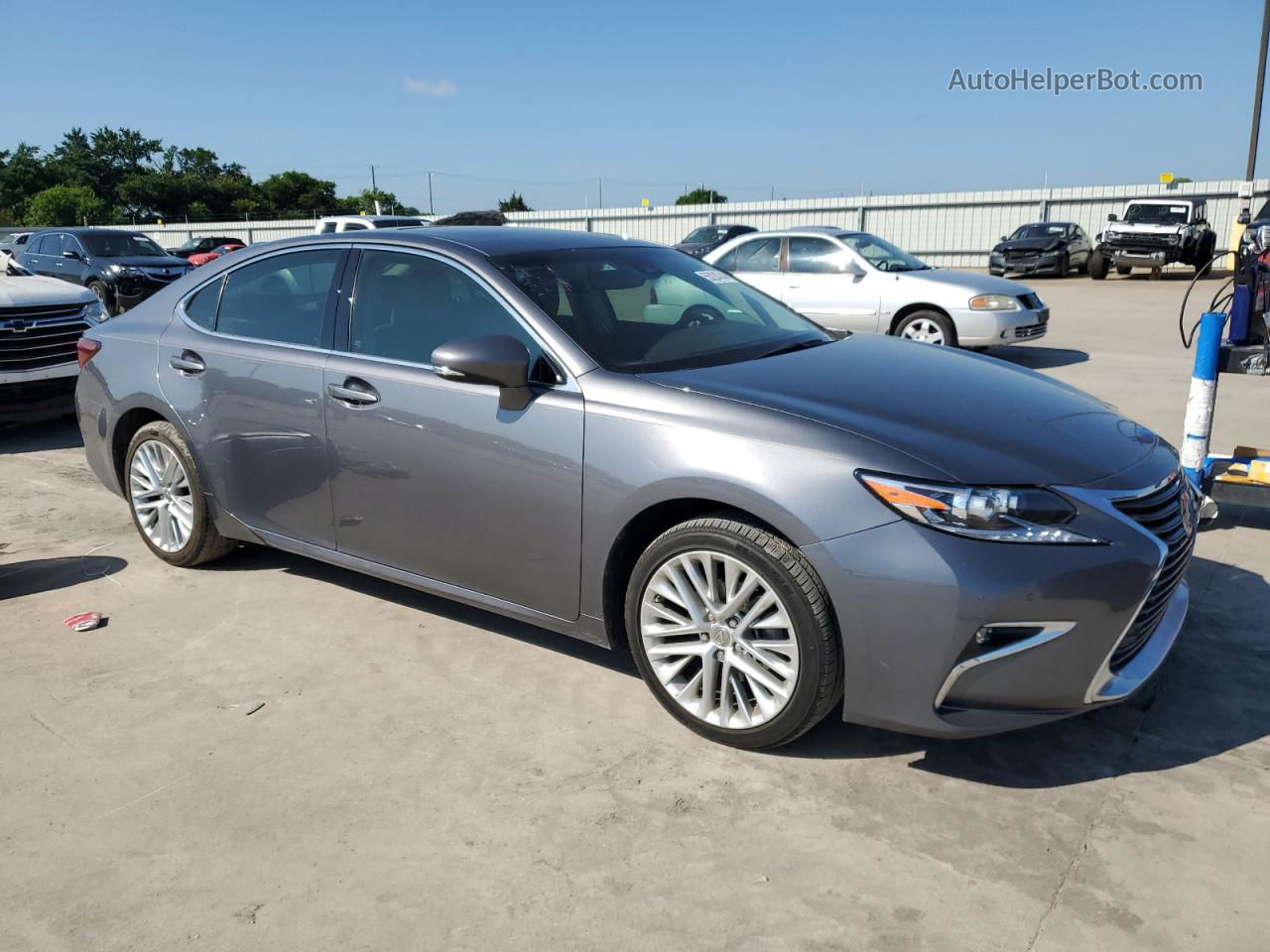 2016 Lexus Es 350 Gray vin: 58ABK1GG2GU020186