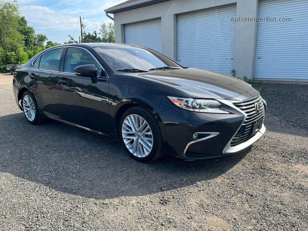 2016 Lexus Es 350 Black vin: 58ABK1GG2GU026652